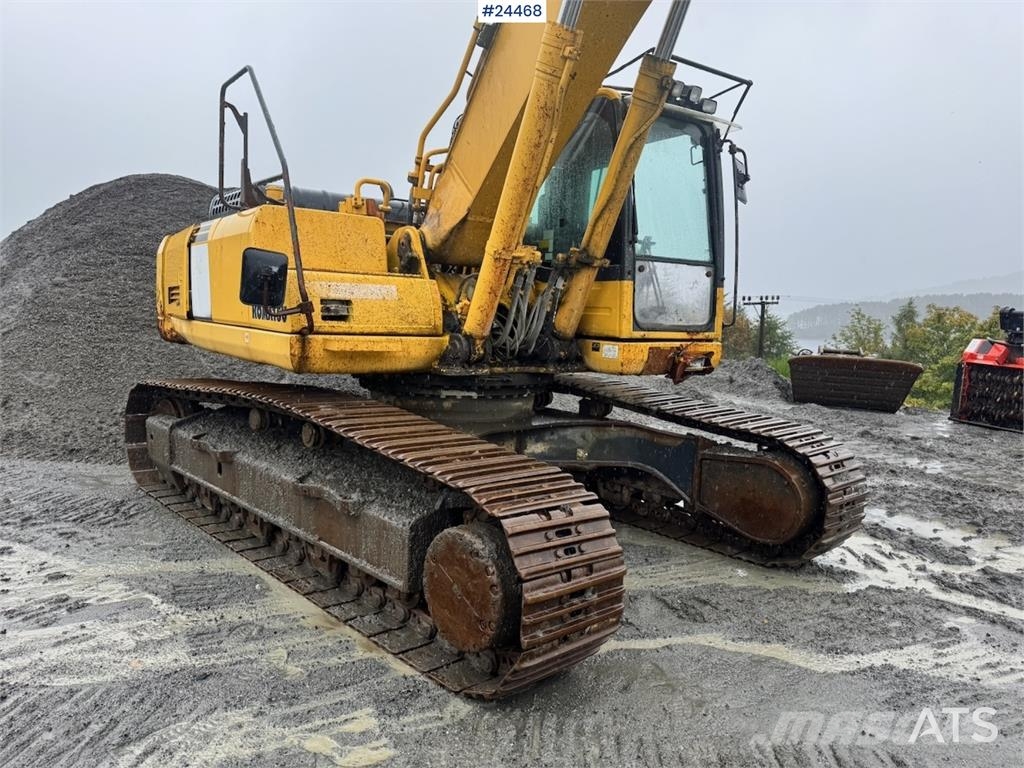 Komatsu PC350LC-8 Excavator w/ Digging Bucket WATCH VIDEO Гусеничные экскаваторы
