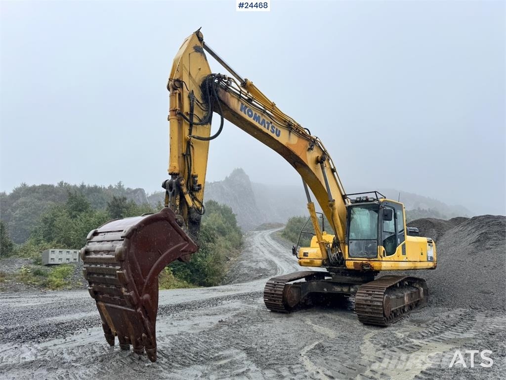 Komatsu PC350LC-8 Excavator w/ Digging Bucket WATCH VIDEO Гусеничные экскаваторы