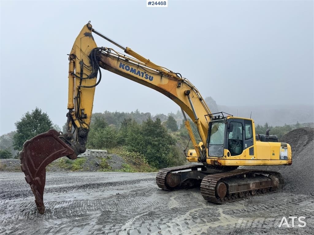 Komatsu PC350LC-8 Excavator w/ Digging Bucket WATCH VIDEO Гусеничные экскаваторы