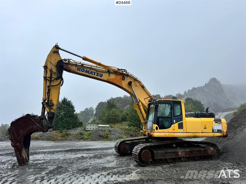 Komatsu PC350LC-8 Excavator w/ Digging Bucket WATCH VIDEO Гусеничные экскаваторы