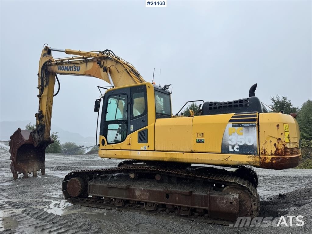 Komatsu PC350LC-8 Excavator w/ Digging Bucket WATCH VIDEO Гусеничные экскаваторы