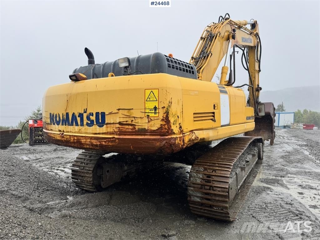 Komatsu PC350LC-8 Excavator w/ Digging Bucket WATCH VIDEO Гусеничные экскаваторы