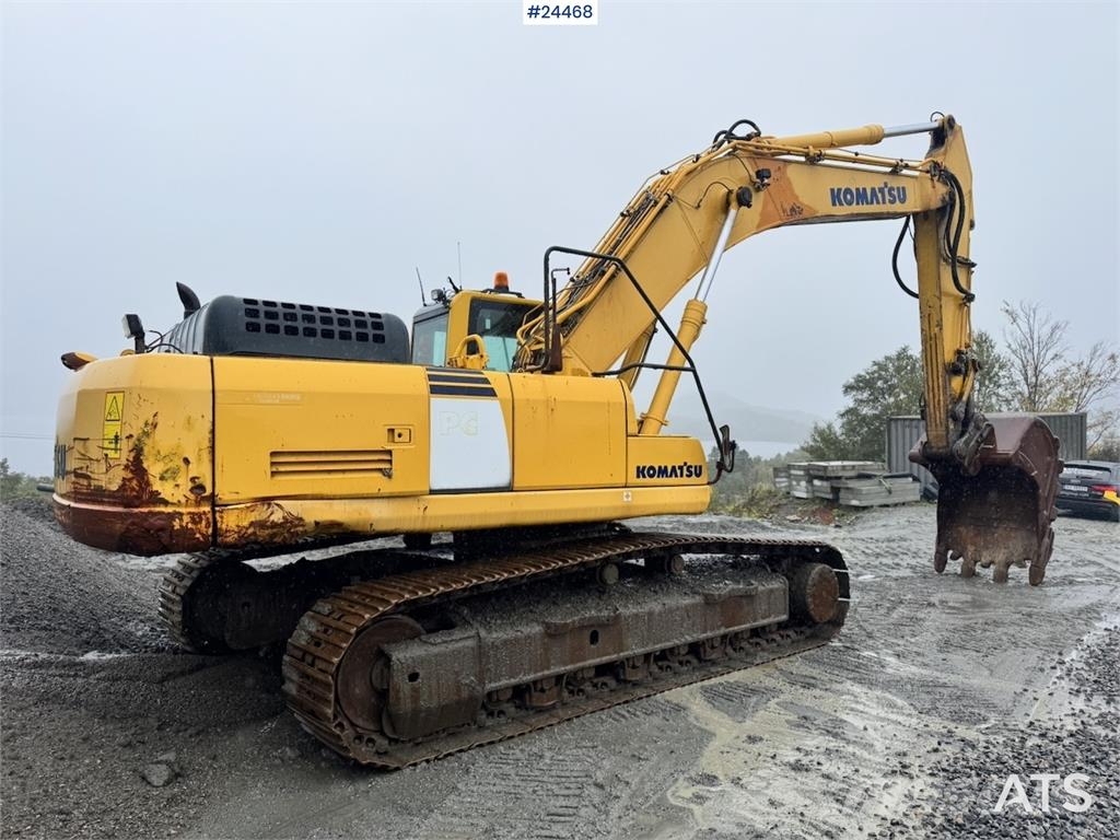 Komatsu PC350LC-8 Excavator w/ Digging Bucket WATCH VIDEO Гусеничные экскаваторы