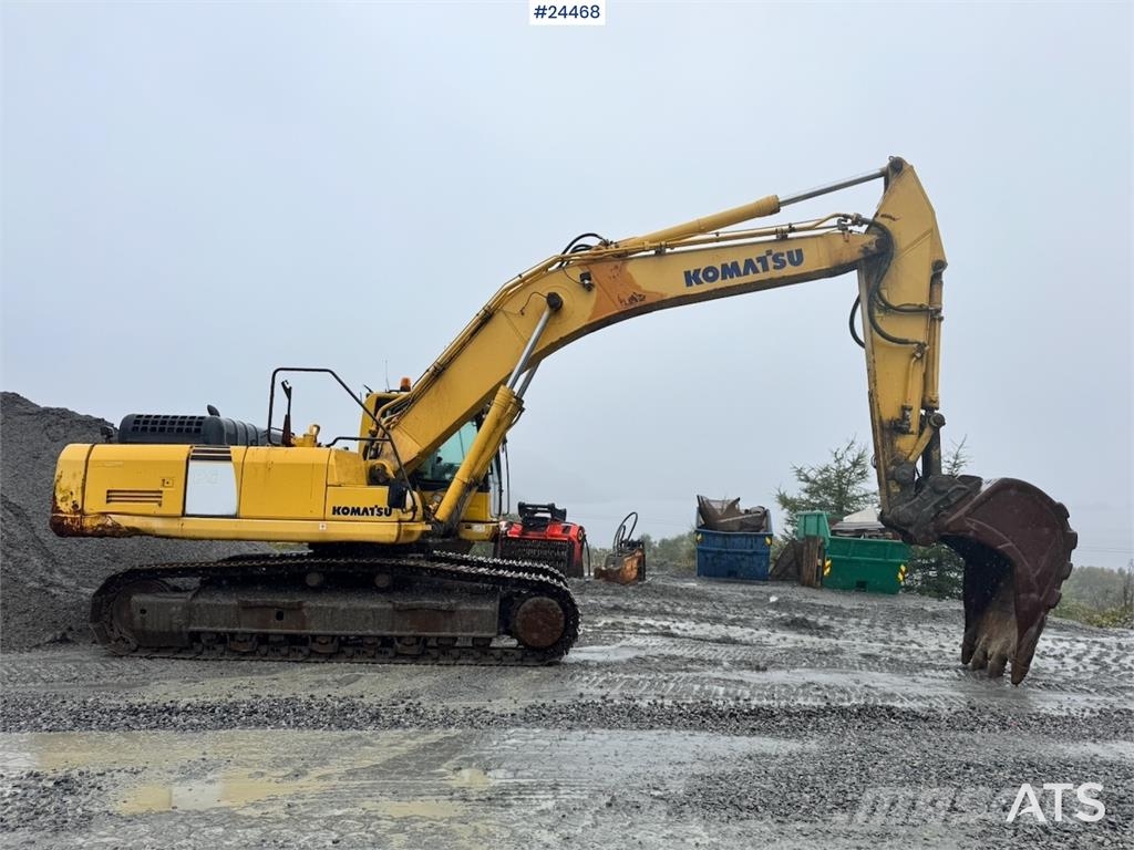 Komatsu PC350LC-8 Excavator w/ Digging Bucket WATCH VIDEO Гусеничные экскаваторы