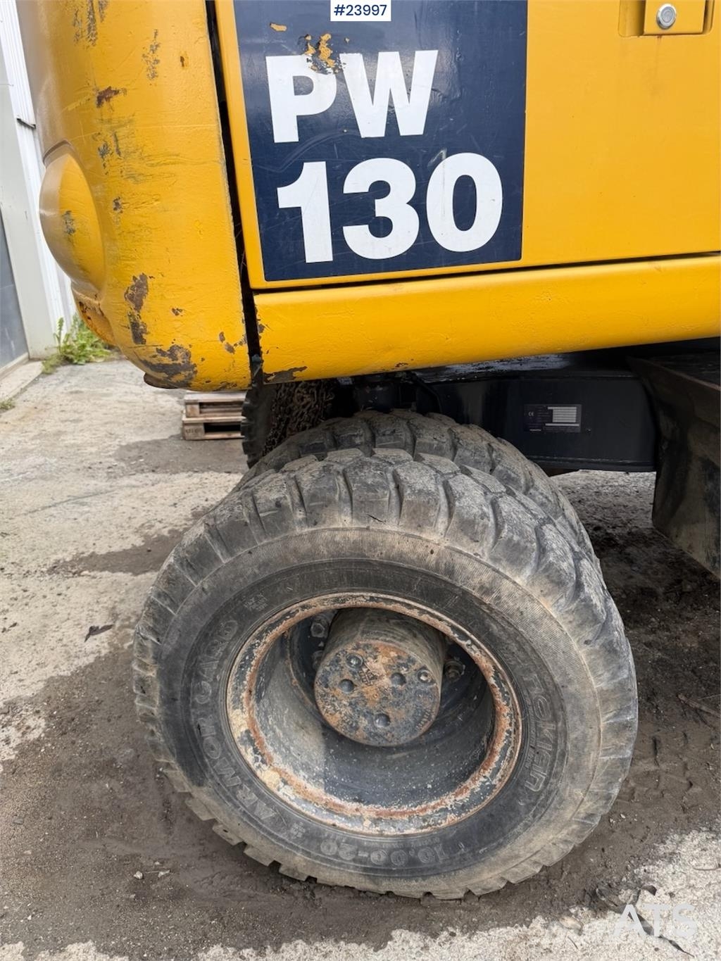 Komatsu PW130 Wheeled Excavator with Engcon Tiltrotator an Wielgraafmachines