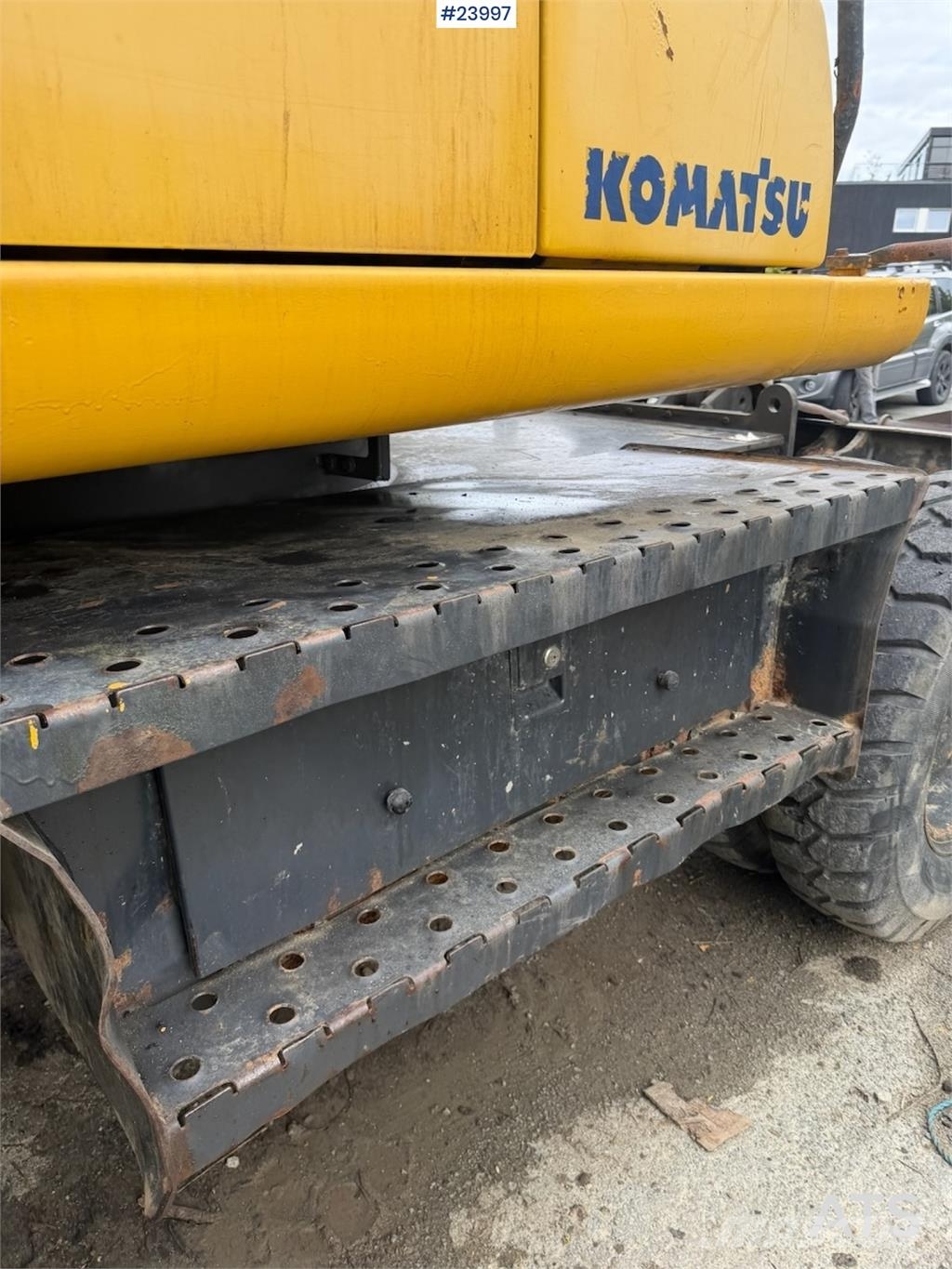 Komatsu PW130 Wheeled Excavator with Engcon Tiltrotator an Wielgraafmachines