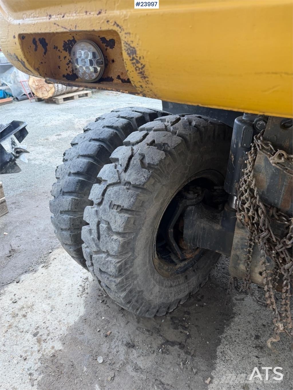 Komatsu PW130 Wheeled Excavator with Engcon Tiltrotator an Wielgraafmachines