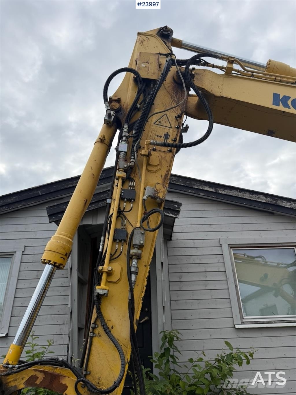 Komatsu PW130 Wheeled Excavator with Engcon Tiltrotator an Wielgraafmachines