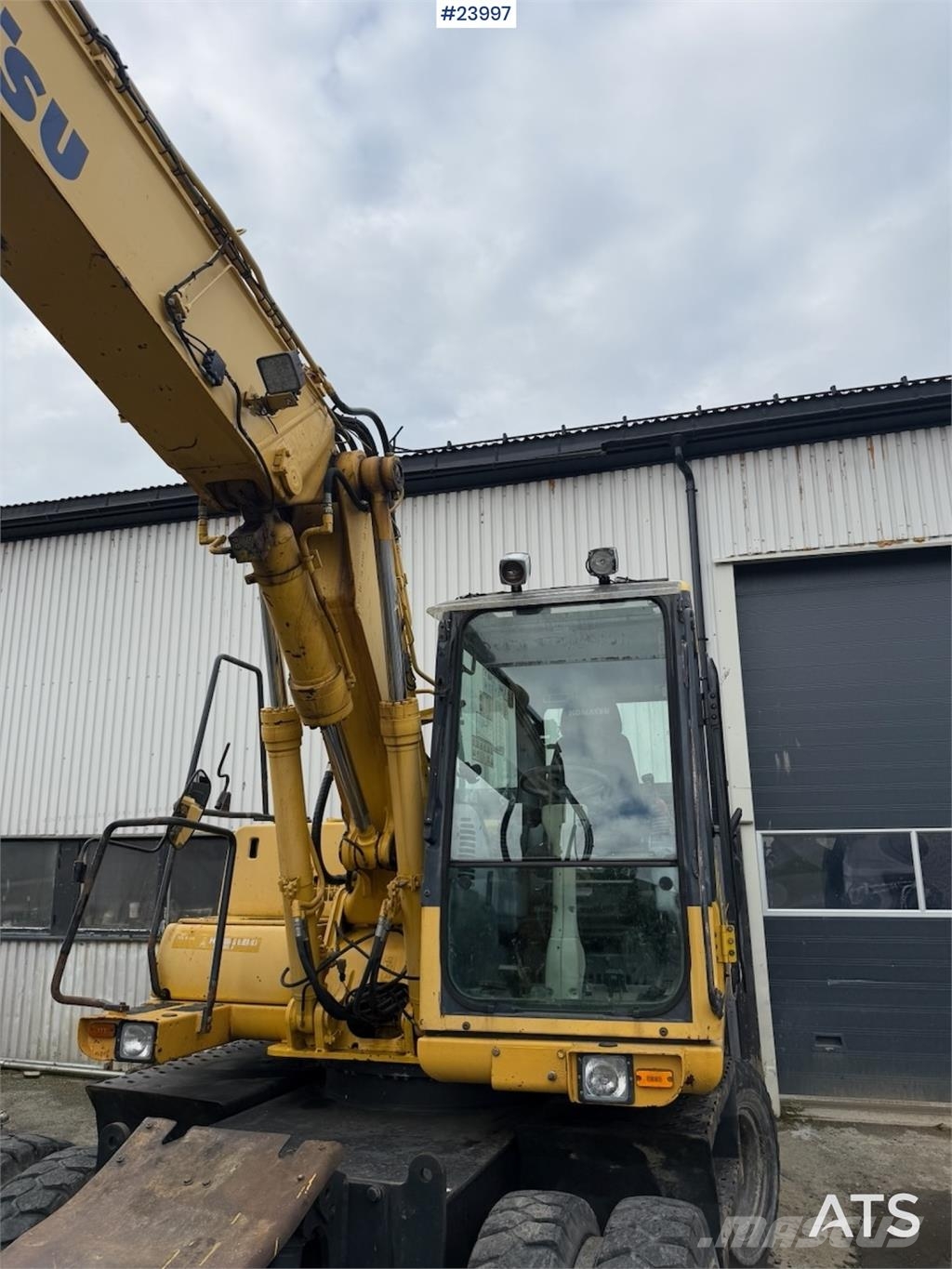 Komatsu PW130 Wheeled Excavator with Engcon Tiltrotator an Wielgraafmachines