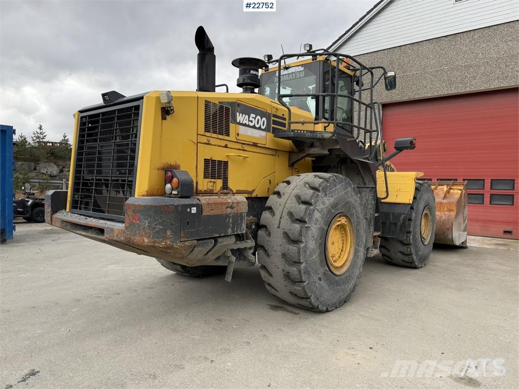 Komatsu WA500-7 wheel loader with a bucket, 2013, Sogn og Fjordane