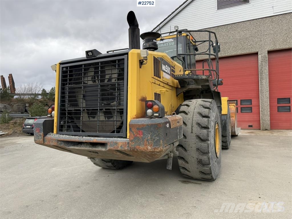 Komatsu WA500-7 wheel loader with a bucket, 2013, Sogn og Fjordane