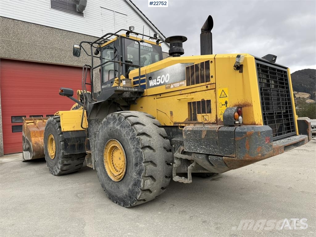 Komatsu WA500-7 wheel loader with a bucket, 2013, Sogn og Fjordane