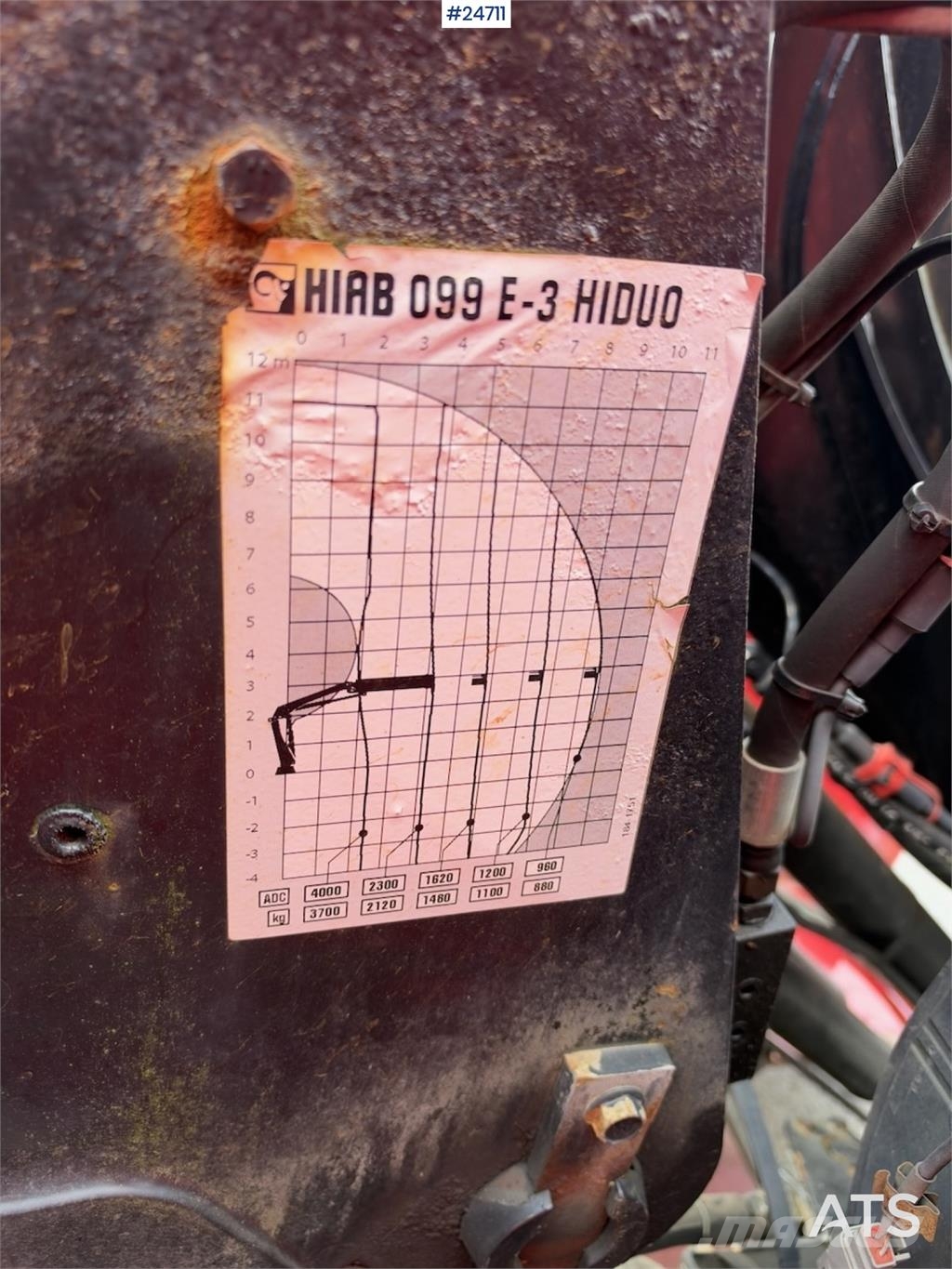  Kranflak m/ Hiab 099 E-3 معدات النقل - غير ذلك