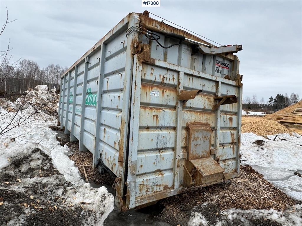  Krokcontainer m/ hydraulisk rullepresenning Transport - Annet