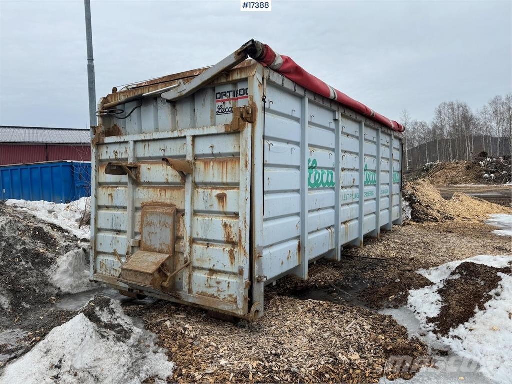 Krokcontainer m/ hydraulisk rullepresenning Transport - Annet