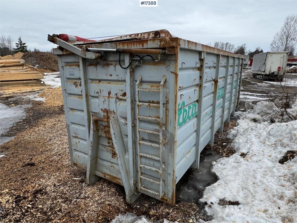  Krokcontainer m/ hydraulisk rullepresenning Transport - Annet