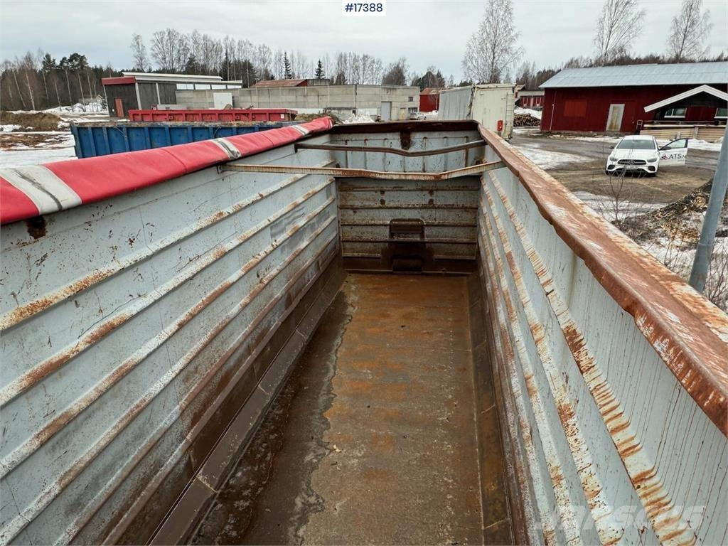  Krokcontainer m/ hydraulisk rullepresenning Transport - Annet