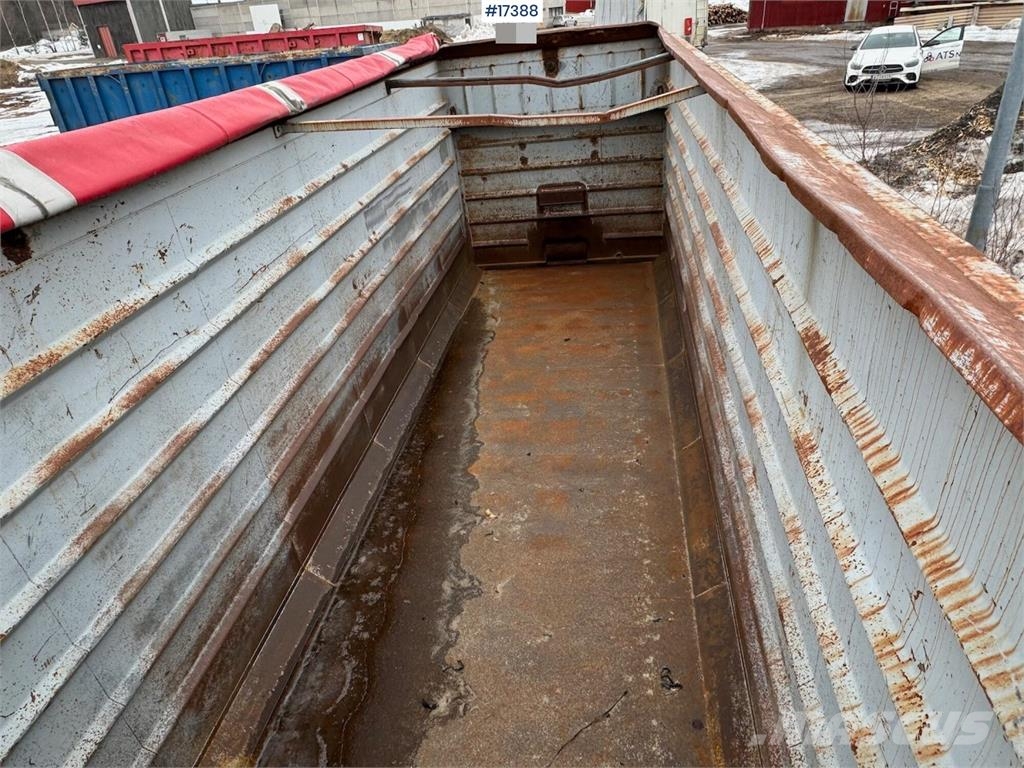  Krokcontainer m/ hydraulisk rullepresenning Transport - Annet