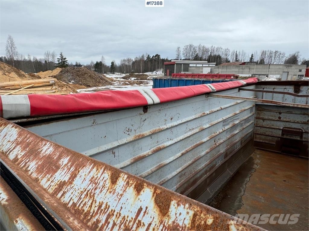  Krokcontainer m/ hydraulisk rullepresenning Transport - Annet