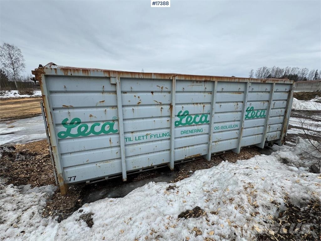  Krokcontainer m/ hydraulisk rullepresenning Transport - Annet