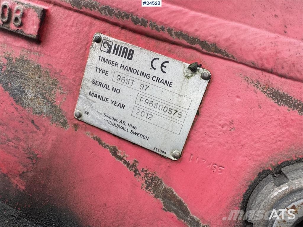  Krokkasse med HIAB 96St Tømmerkran fra 2012 Sonstige Baumaschinen