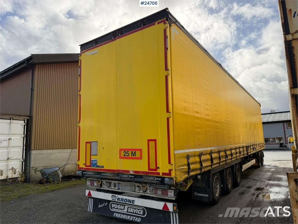 Krone 3-axle curtain-sided trailer with 2-axle Krone dol Інші причепи