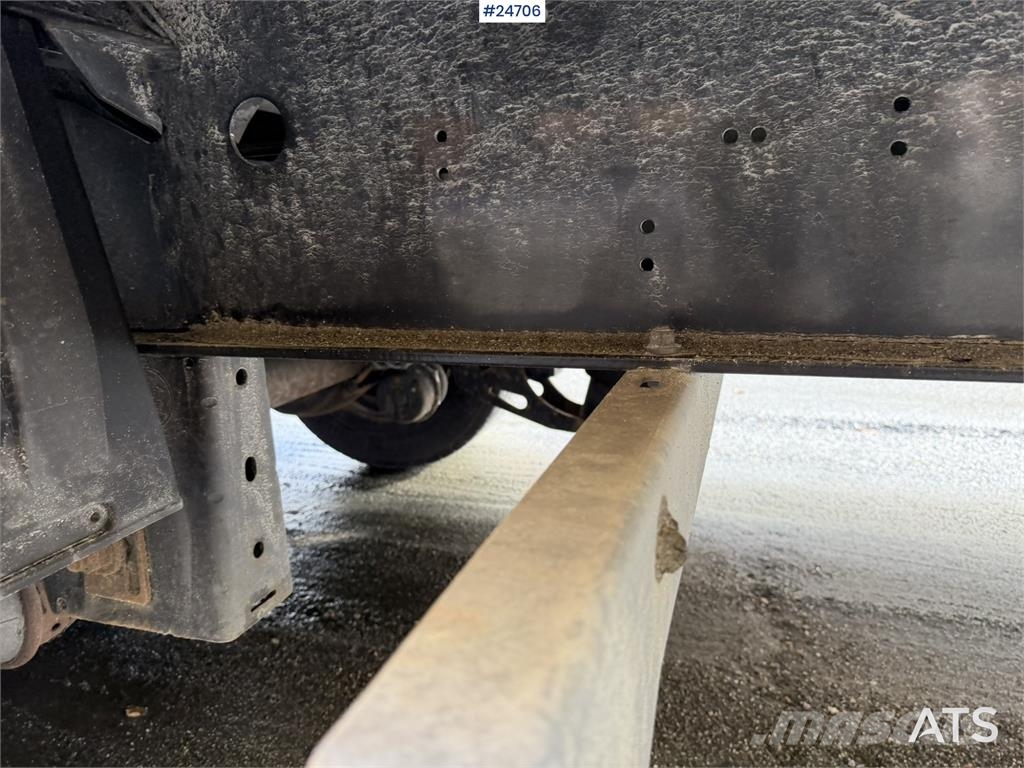 Krone 3-axle curtain-sided trailer with 2-axle Krone dol Інші причепи