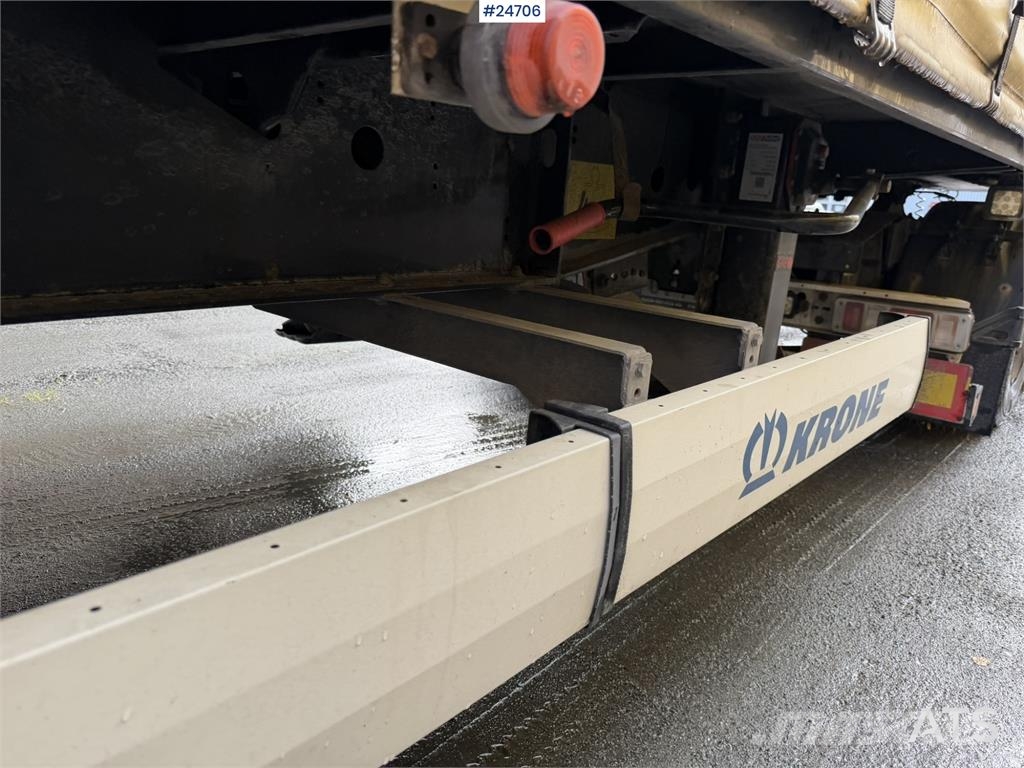 Krone 3-axle curtain-sided trailer with 2-axle Krone dol Інші причепи