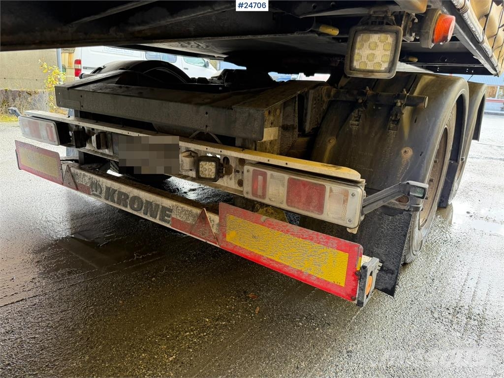 Krone 3-axle curtain-sided trailer with 2-axle Krone dol Інші причепи