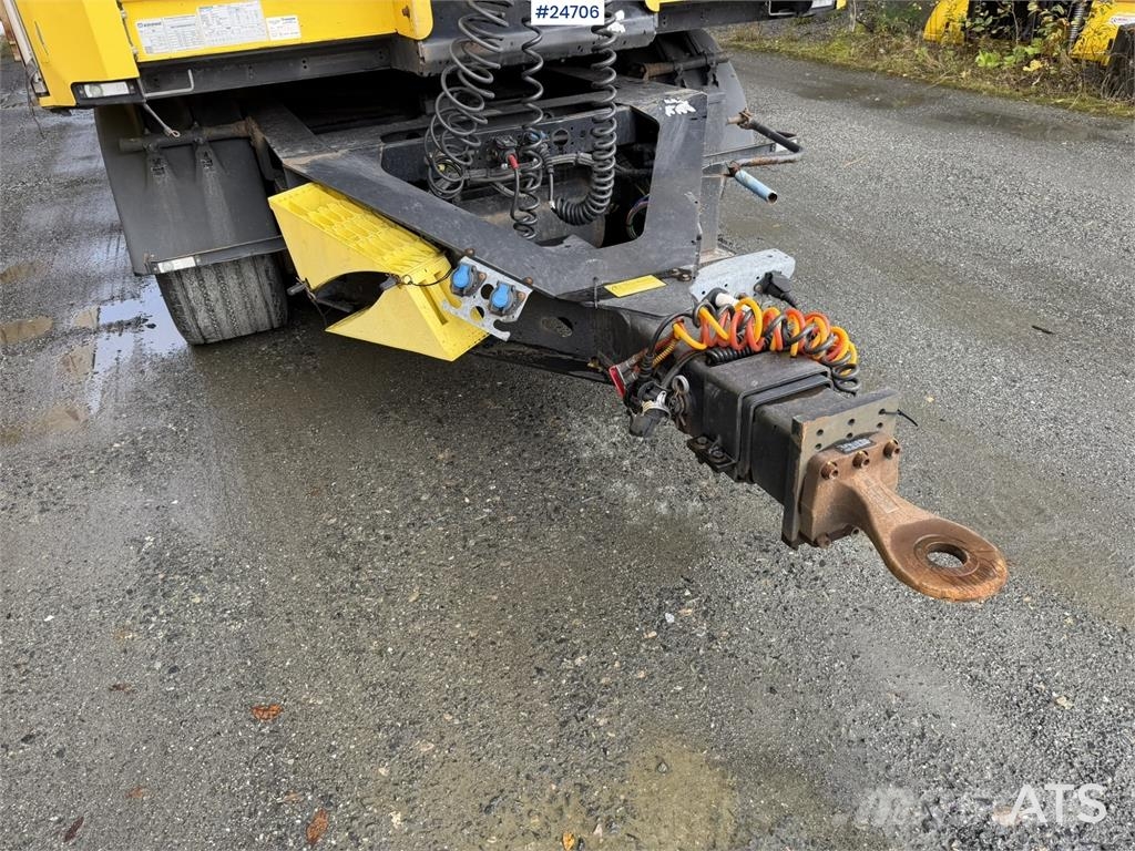 Krone 3-axle curtain-sided trailer with 2-axle Krone dol Інші причепи