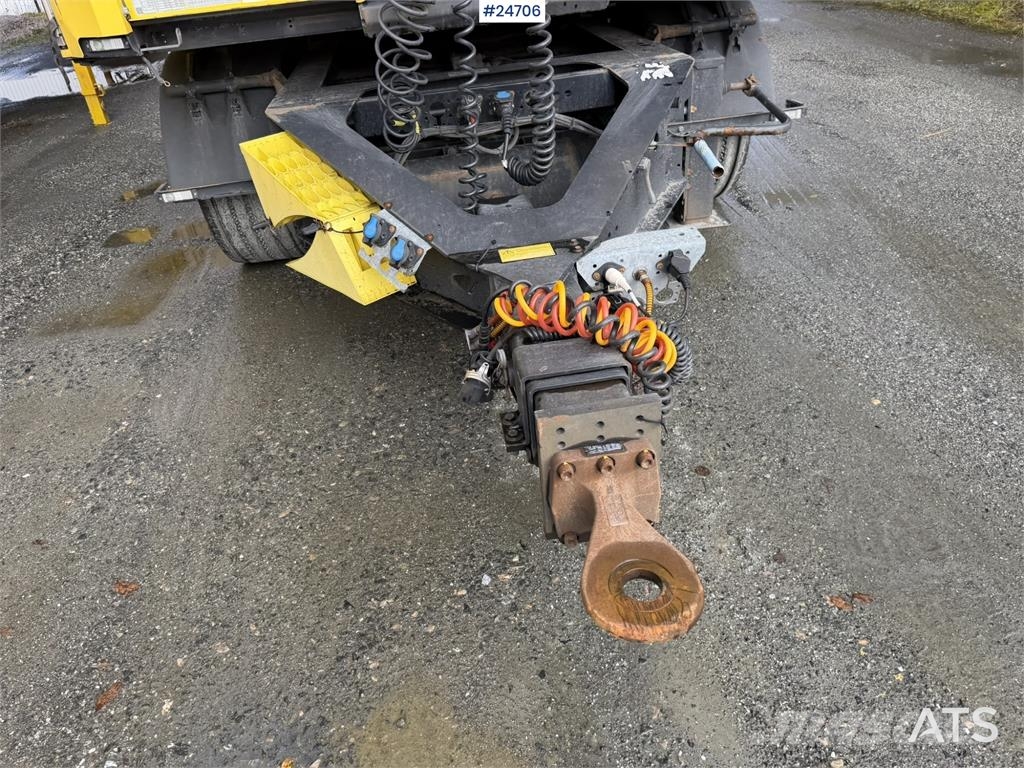 Krone 3-axle curtain-sided trailer with 2-axle Krone dol Інші причепи