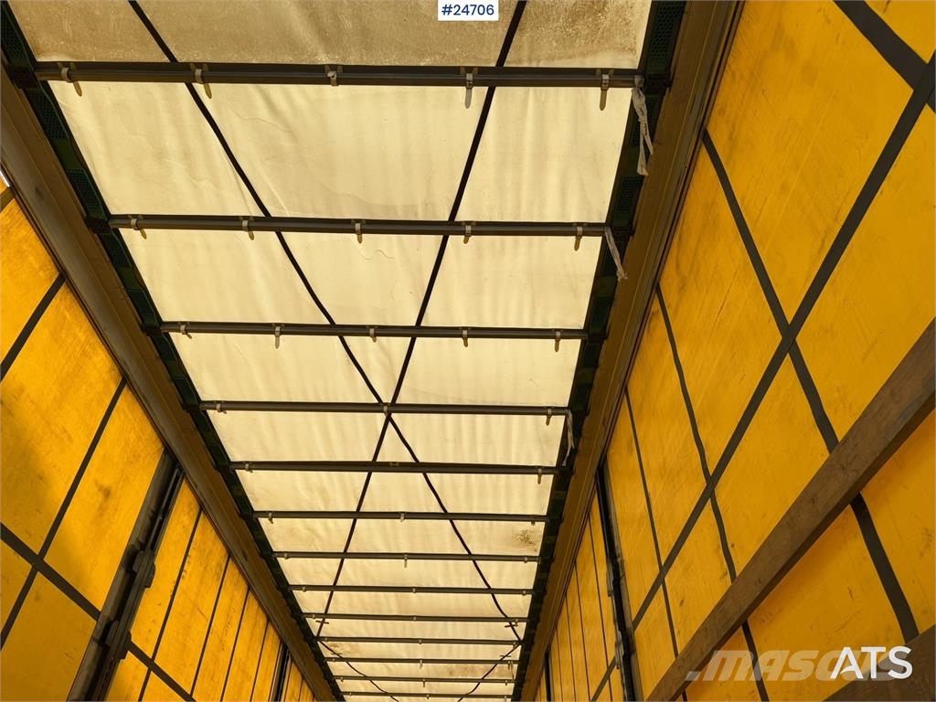 Krone 3-axle curtain-sided trailer with 2-axle Krone dol Інші причепи