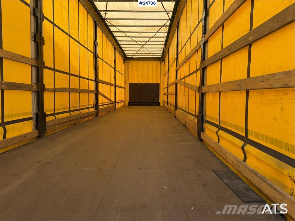 Krone 3-axle curtain-sided trailer with 2-axle Krone dol Інші причепи