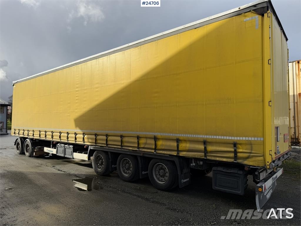 Krone 3-axle curtain-sided trailer with 2-axle Krone dol Інші причепи