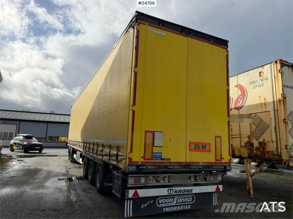 Krone 3-axle curtain-sided trailer with 2-axle Krone dol Інші причепи