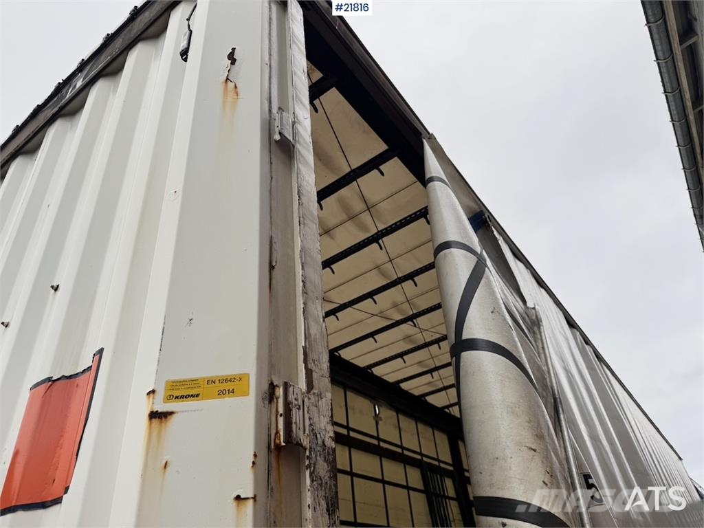 Krone Curtain-Side Trailer Priekabos su tentu