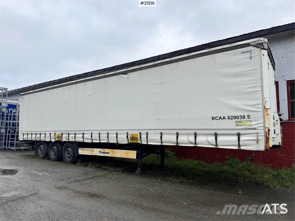 Krone Curtain-Side Trailer Priekabos su tentu