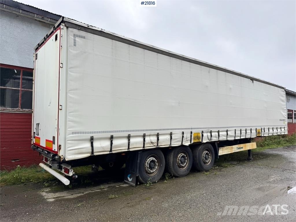Krone Curtain-Side Trailer Priekabos su tentu