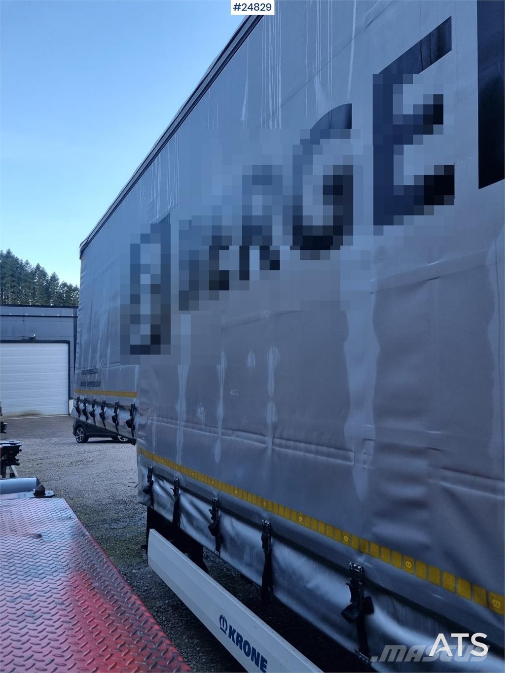Krone Jumbokapell. Kapell trailer/semi