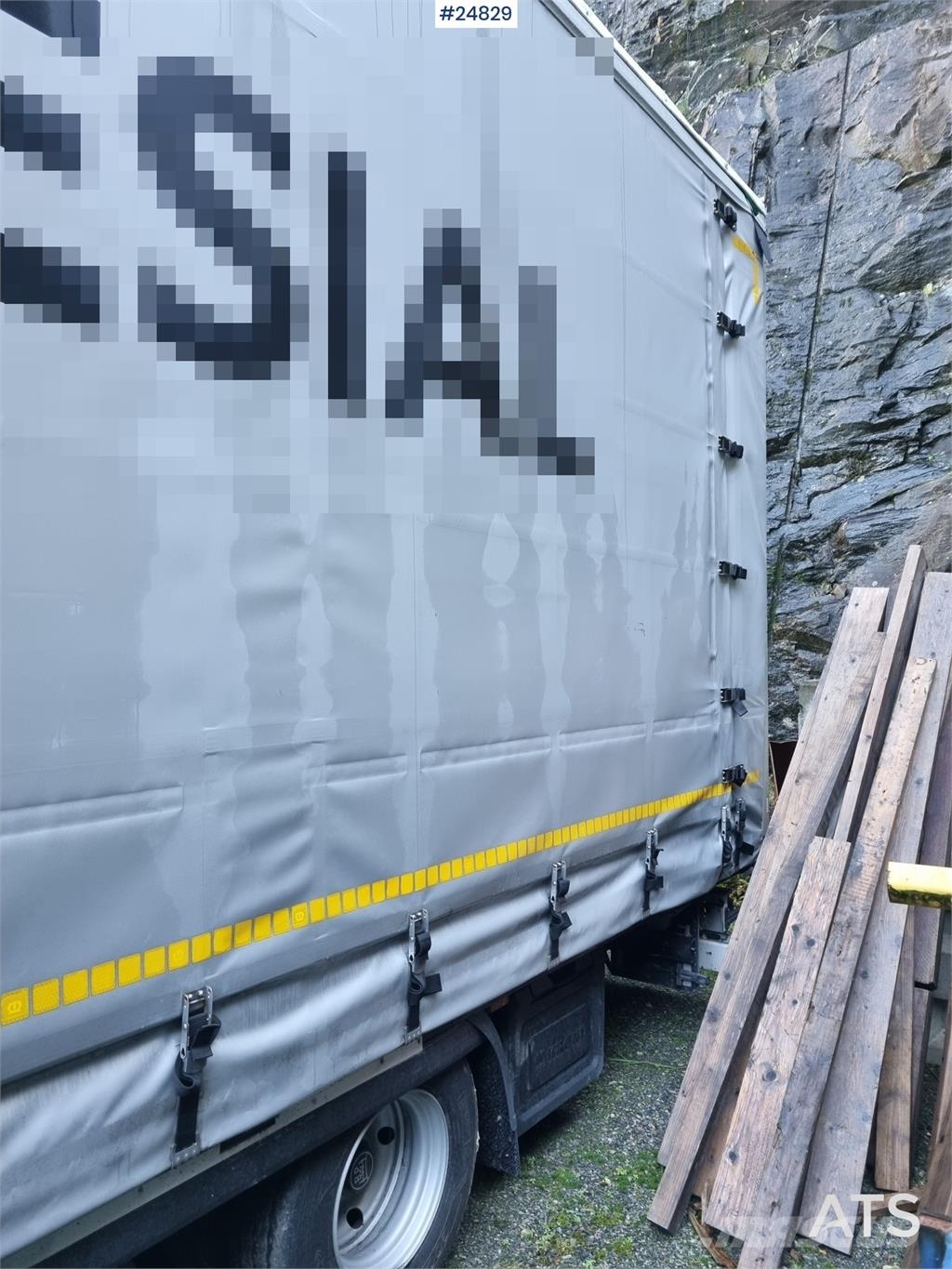Krone Jumbokapell. Kapell trailer/semi