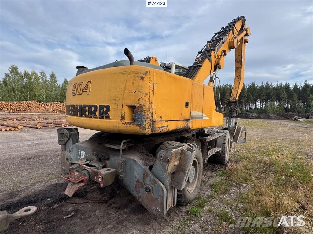 Liebherr A904C Wheeled Excavator w/ Hydraulically Elevating 휠 굴삭기