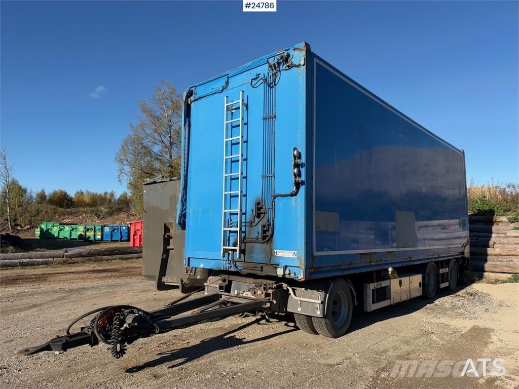 Lipe Wood Chip Trailer with Hydraulic Side Opening and Egyéb pótkocsik