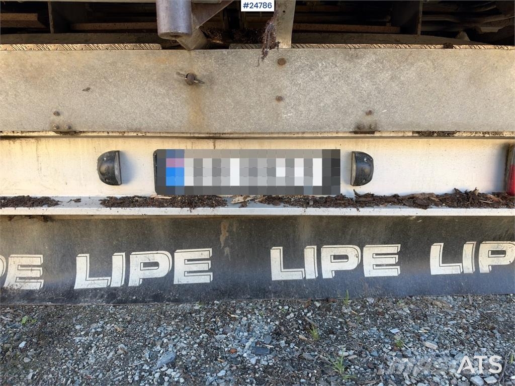 Lipe Wood Chip Trailer with Hydraulic Side Opening and Egyéb pótkocsik