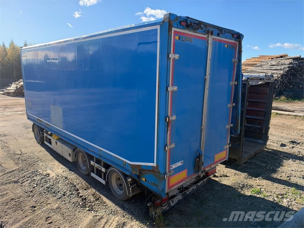 Lipe Wood Chip Trailer with Hydraulic Side Opening and Egyéb pótkocsik