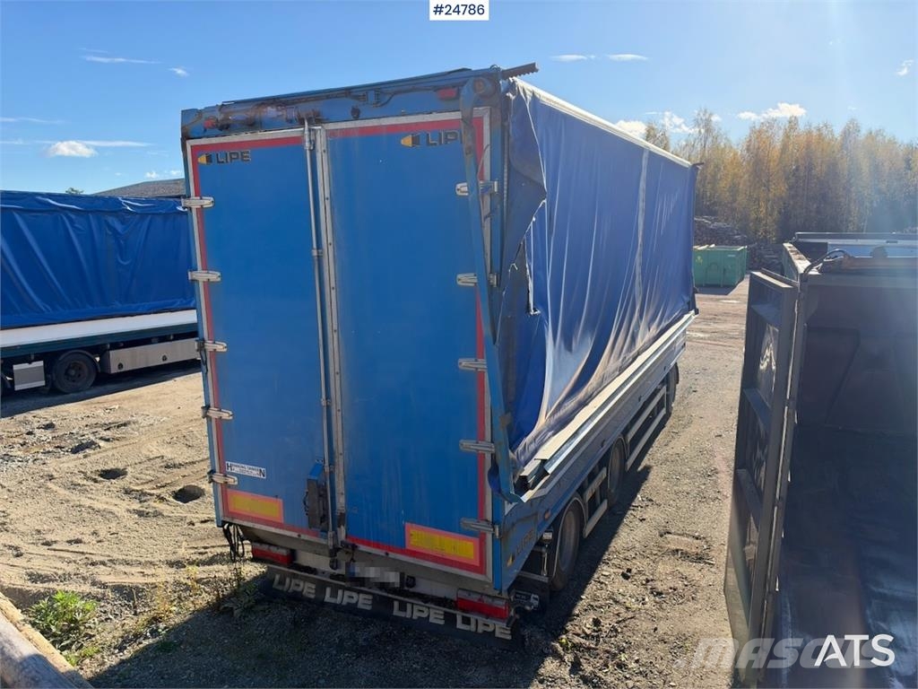 Lipe Wood Chip Trailer with Hydraulic Side Opening and Egyéb pótkocsik