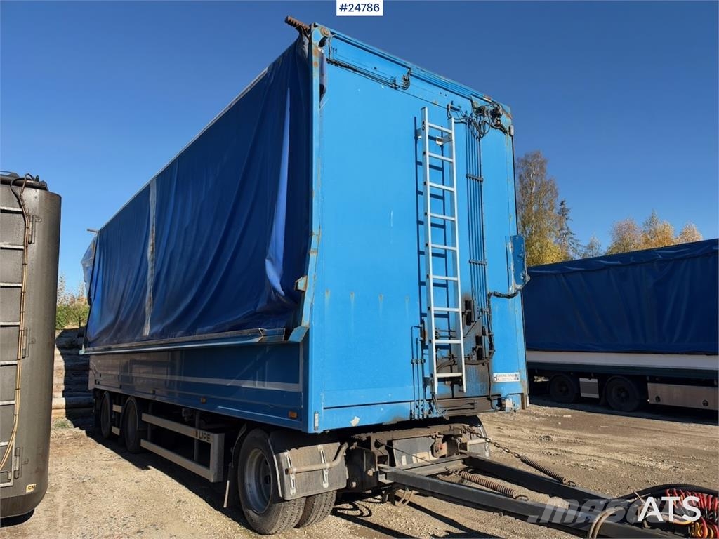 Lipe Wood Chip Trailer with Hydraulic Side Opening and Egyéb pótkocsik