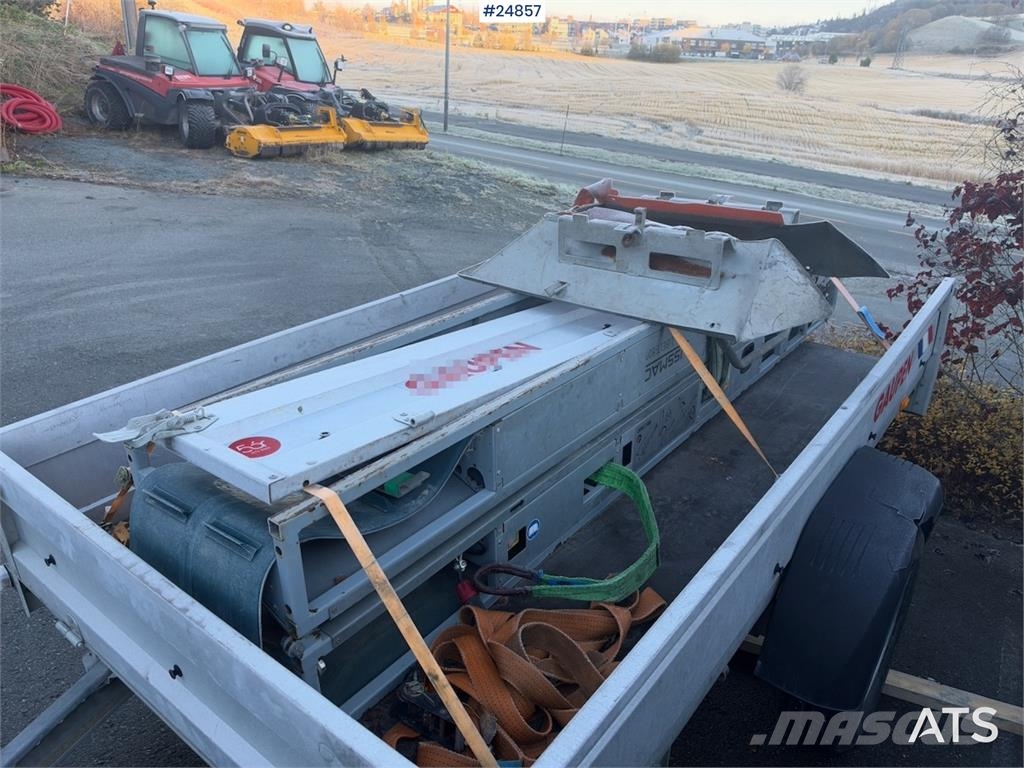 Lissmac Libelt-600 Conveyor Belt with Feed Hopper Talaj fúró