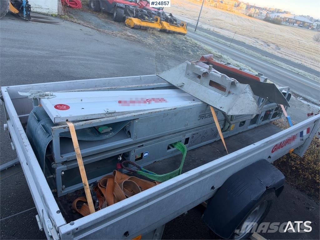 Lissmac Libelt-600 Conveyor Belt with Feed Hopper Talaj fúró
