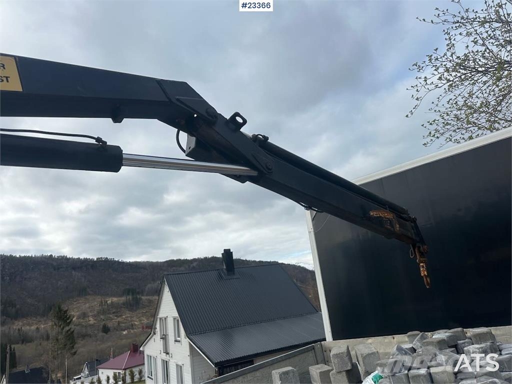 MAN 8.150 crane truck w/ 3-way tipper on the body. WAT Lastbil med kran
