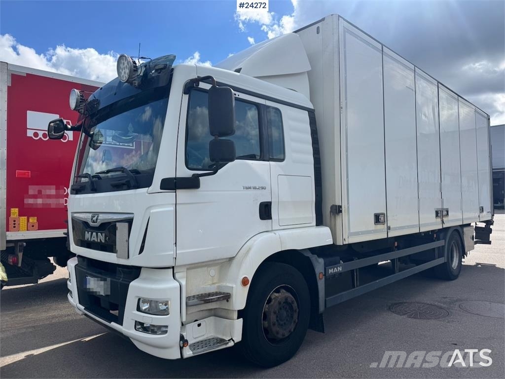 MAN TGM 18.290 4x2 Box Truck with Full Side Opening Caminhões baú